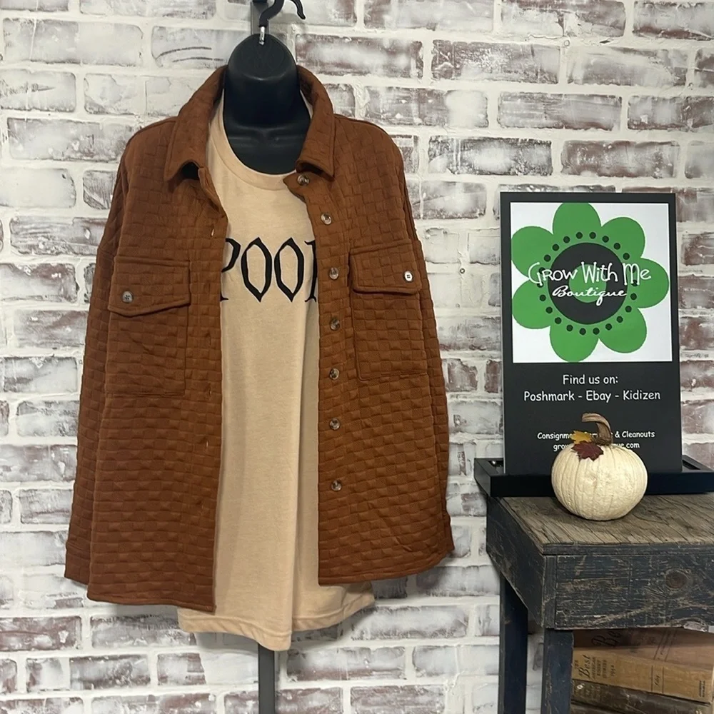 Timing checked jacket adult medium